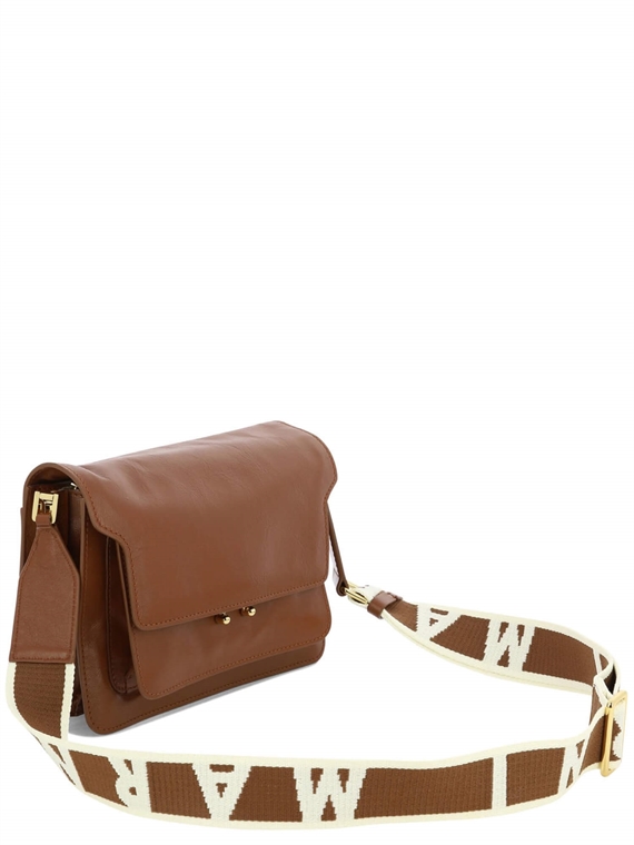 Marni Medium Soft Trunk Bag, Brown